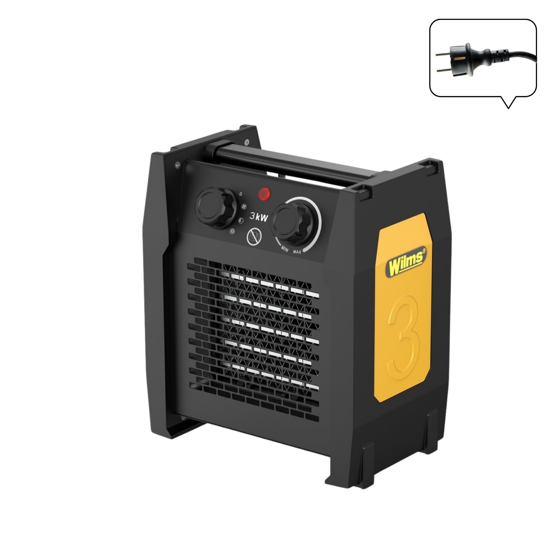 WILMS Elektroheizer mit Keramikheizaggregat CH 3000