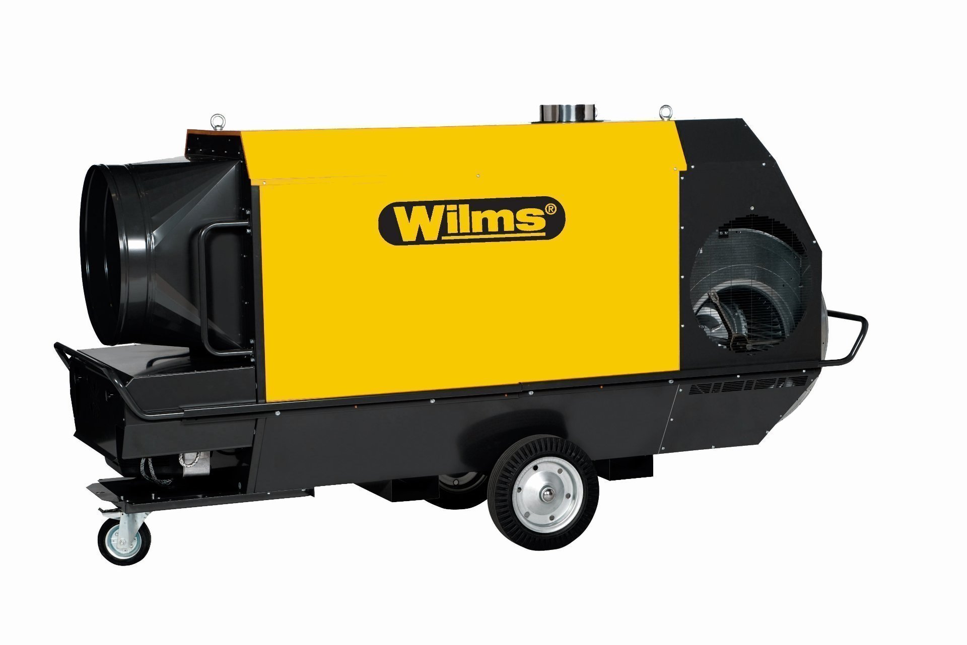 WILMS Mobile-Heizzentrale (Radial) HT 200 mit Abgasführung